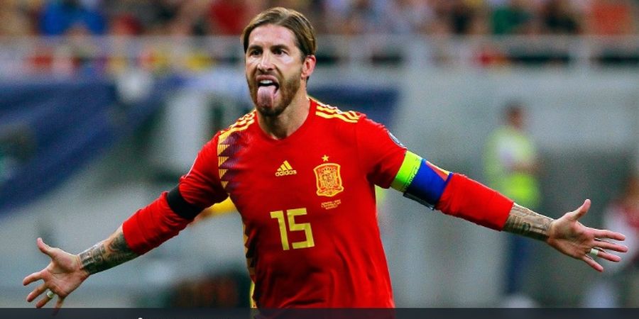 Sergio Ramos Dedikasikan Kelolosan Timnas Spanyol bagi Mantan Pelatih