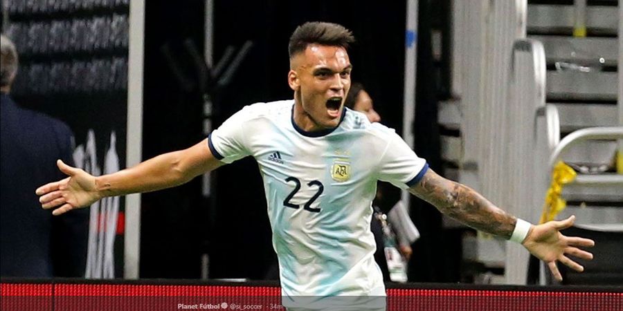 Tanpa Messi, Argentina Hajar Meksiko dengan Hat-trick Lautaro Martinez