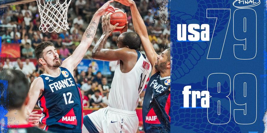 Piala Dunia Basket 2019 - Prancis Bikin Kejutan, Amerika Serikat Kalah di Perempat Final