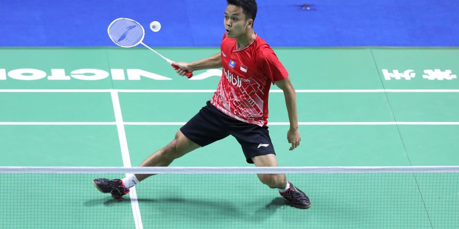 Korea Open 2019 - Terus Abaikan Nyeri di Kaki, Anthony Kewalahan Juga