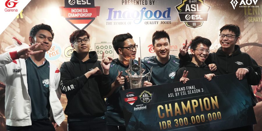 Juarai AOV Star League 3 Kali Berturut-turut, EVOS.AOV Cetak Sejarah