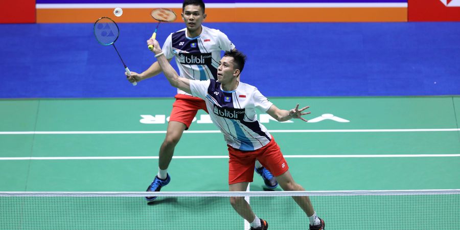 Hasil Korea Open 2019 - Fajar/Rian Kejutkan Marcus/Kevin!