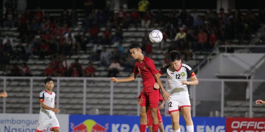 Saling Serang, Timnas U-16 Indonesia dan China Tak Bisa Cetak Gol di Babak Pertama