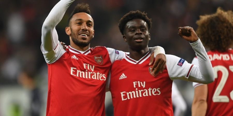Hasil Liga Europa - Lawan 10 Pemain, Arsenal Menang Telak atas Frankfurt