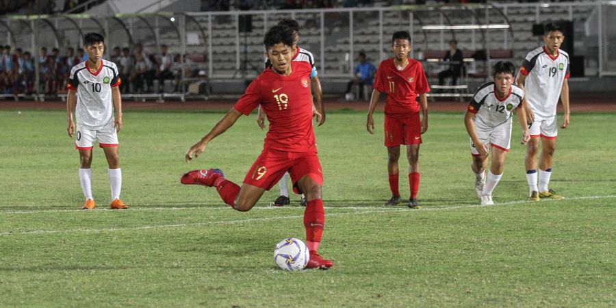 Susunan Pemain di Laga Timnas U-16 Indonesia Kontra China