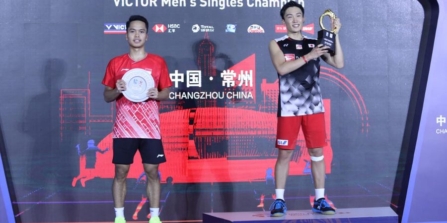 Untuk Kali Ke-3 pada Tahun 2019, Anthony Ginting Hanya Jadi Runner-up