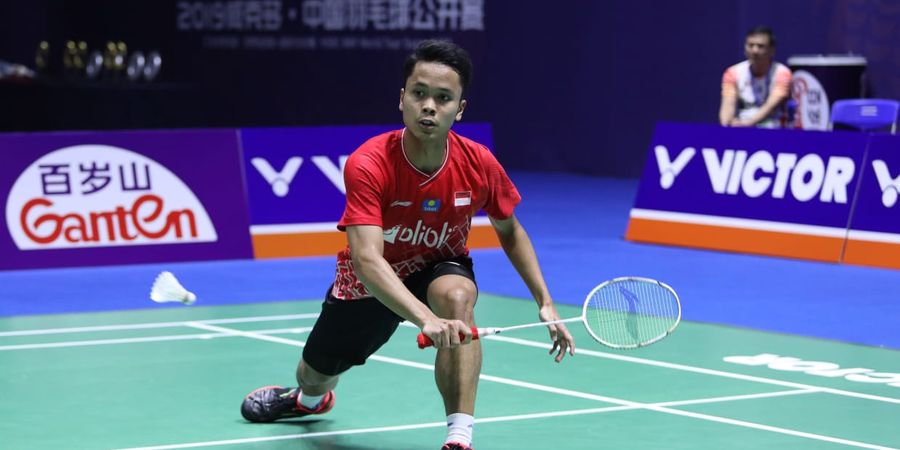 Hasil Denmark Open 2019 - Anthony Ginting Disingkirkan Wakil Prancis