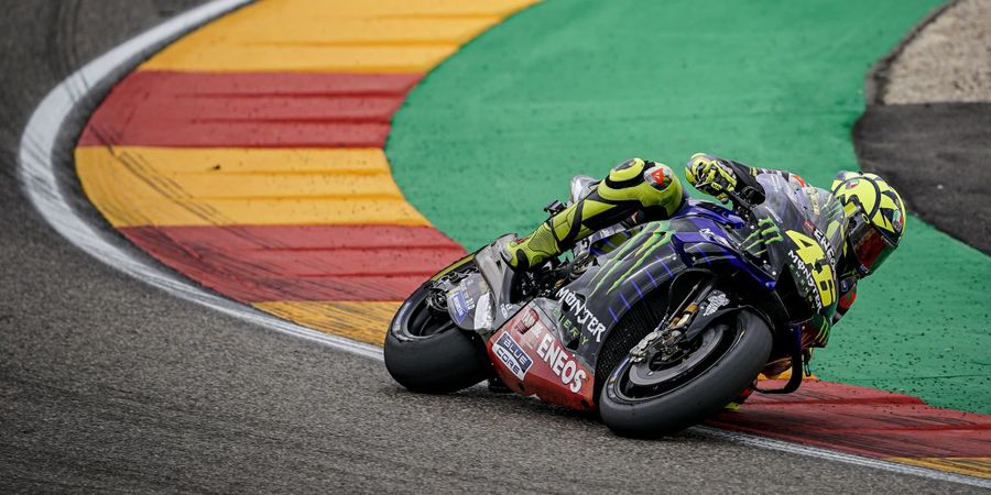 Gagal di Aragon, Valentino Rossi Tak Mau Salahkan Inovasi Yamaha