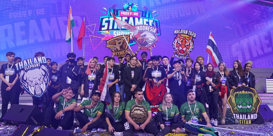 YouTuber Perwakilan Indonesia Raih Posisi Runner Up Di Turnamen Internasional Free Fire Streamer Showdown 2019