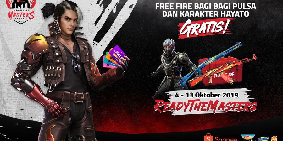 Spesial FFIM Season 2, Garena Free Fire Bagi-Bagi Pulsa dan Karakter Hayato Gratis