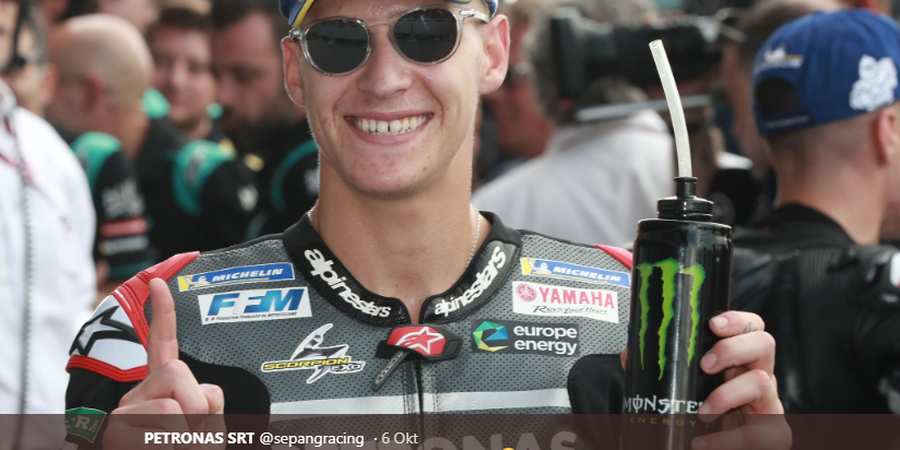 MotoGP Jepang 2019 - Kalah dari Marquez, Quartararo Amankan Gelar Rookie of the Year