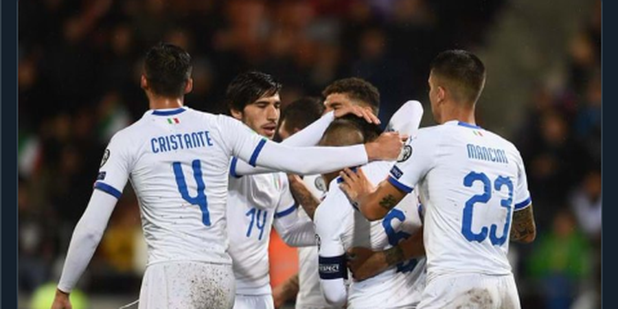Menang 5-0, Timnas Italia Berhasil Samai Rekor 70 Tahun Lalu