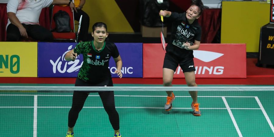 Hasil PBSI Home Tournament - Agatha/Yulfira Buat Meilysa/Rachel Telan Kekalahan