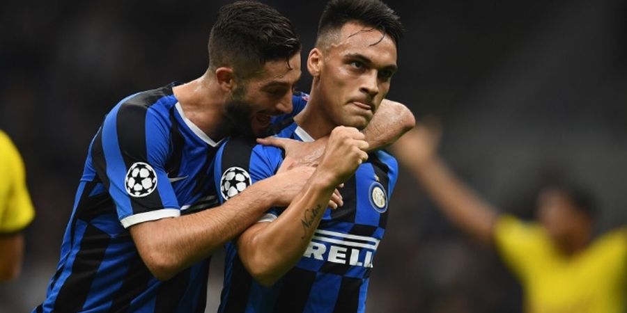 Lautaro Martinez Bawa Inter Milan Unggul 1-0 atas Dortmund di Babak I