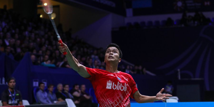 Hasil Fuzhou China Open 2019 - Anthony Tersisih dari Pemain Non-Unggulan
