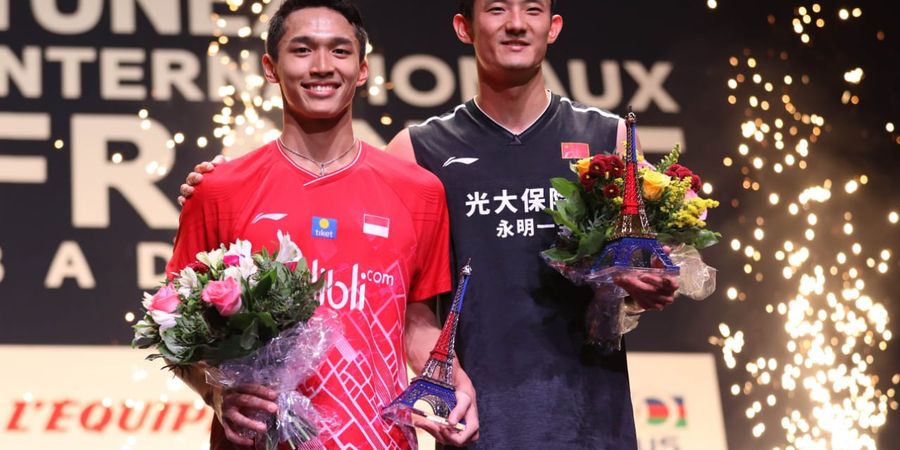 French Open 2019 - Jonatan Masih Penasaran Kalahkan Chen Long