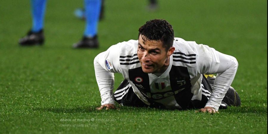 Media Argentina Anggap Kocak Diving Ronaldo yang Menangkan Juventus