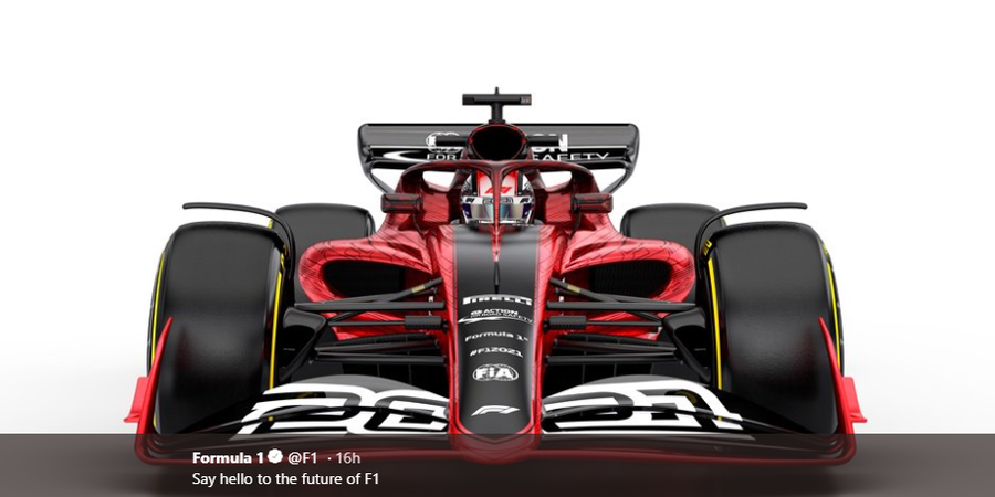 Futuristis, F1 Pamerkan Konsep Bentuk Mobil Balapnya untuk Musim 2021