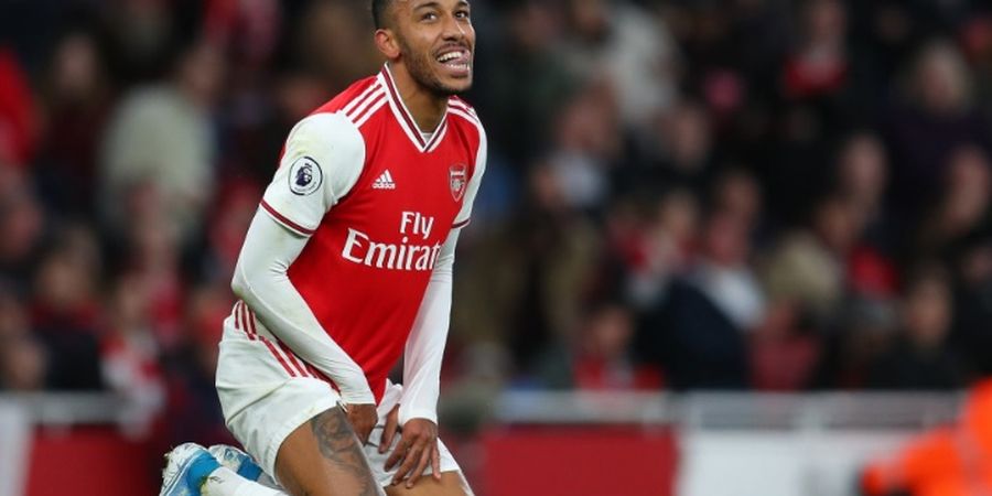 Gol Tunggal Aubameyang Bawa Arsenal Ungguli Eintracht Frankfurt