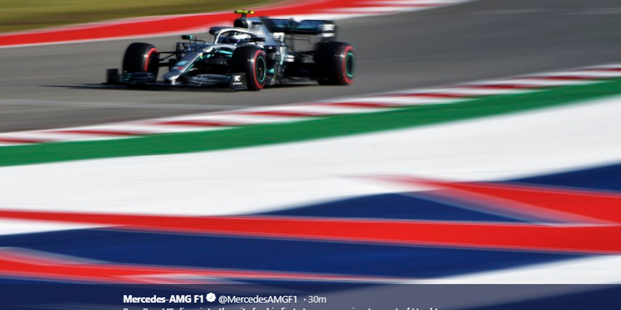 Hasil F1 GP Amerika Serikat 2019 - Bottas Dapat Kemenangan, Hamilton Rebut Gelar Juara