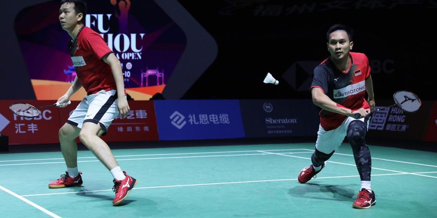 Hasil Fuzhou China Open 2019 - Menangi Duel Ketat, Ahsan/Hendra ke Perempat Final