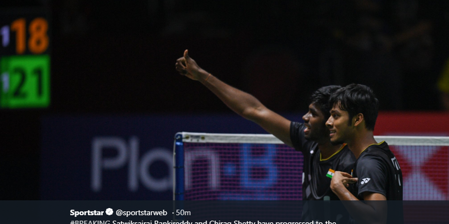 Fuzhou China Open 2019 - Permalukan Duo Menara, Ganda Putra India Tantang Marcus/Kevin di Semifinal