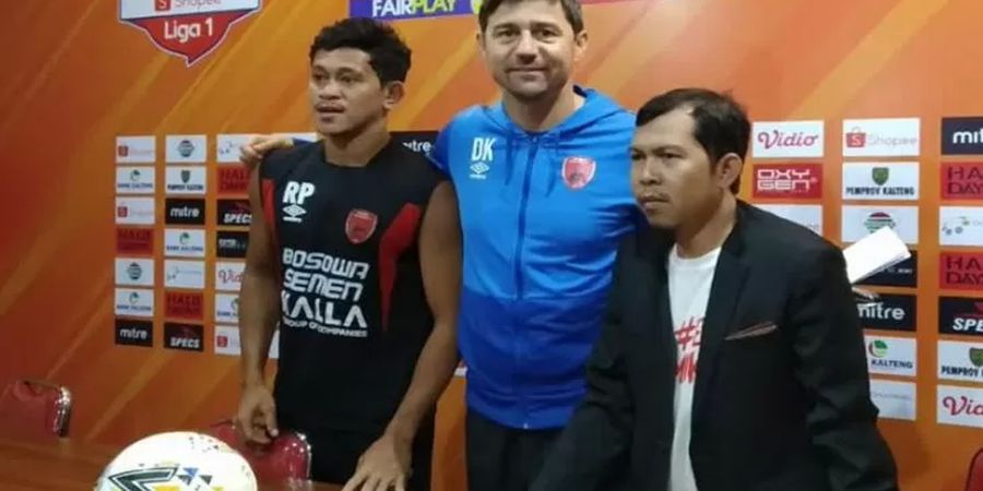 Kalteng Putra Vs PSM Makassar - Darije Kalezic Rombak Susunan Pemain