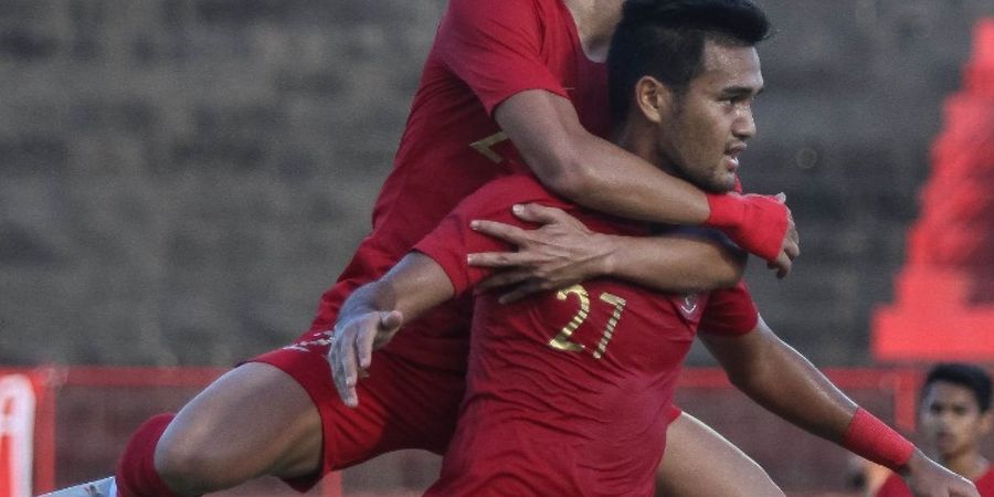 Muhammad Rafli Bawa Timnas U-22 Indonesia Unggul Sementara Lawan Iran