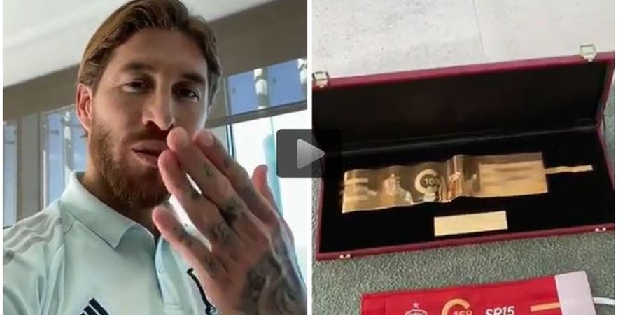 Catatkan Rekor, Sergio Ramos Dapat Hadiah Ban Kapten Emas