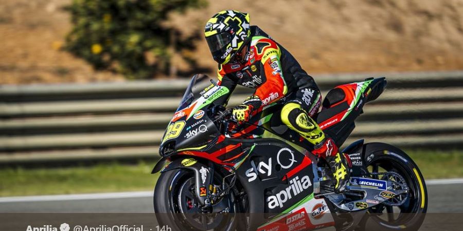 Naik Pitam Usai Motornya Terbakar, Andrea Iannone Sebut Aprilia Gila