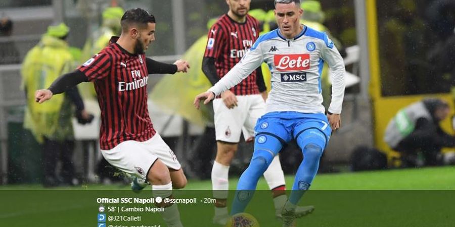 Hasil Liga Italia - Duel AC Milan Vs Napoli Berakhir Tanpa Pemenang