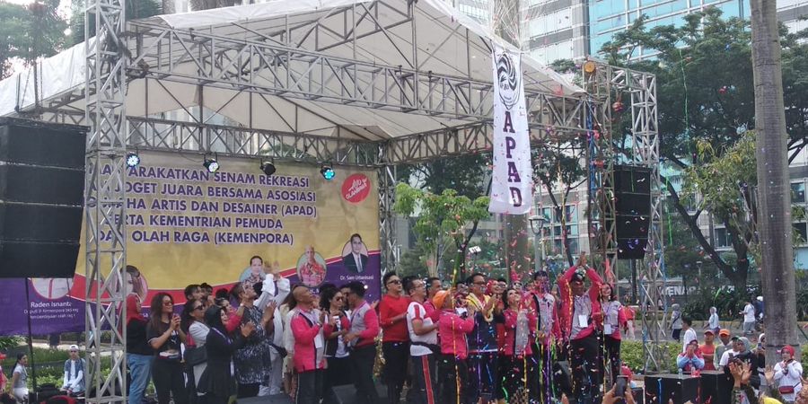 Kemenpora Ingin Kembangkan Senam Joget Juara ke Seluruh Indonesia