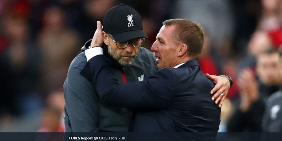 Klopp Sebut Warisan Rodgers Luar Biasa Penting bagi Timnya Saat Ini