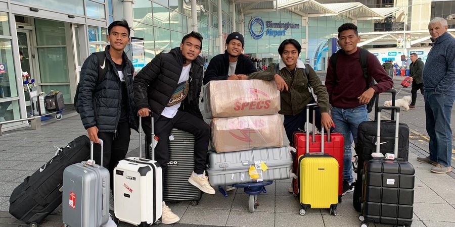 Lima Pemain Timnas U-19 Indonesia Kelelahan Sampai di Inggris