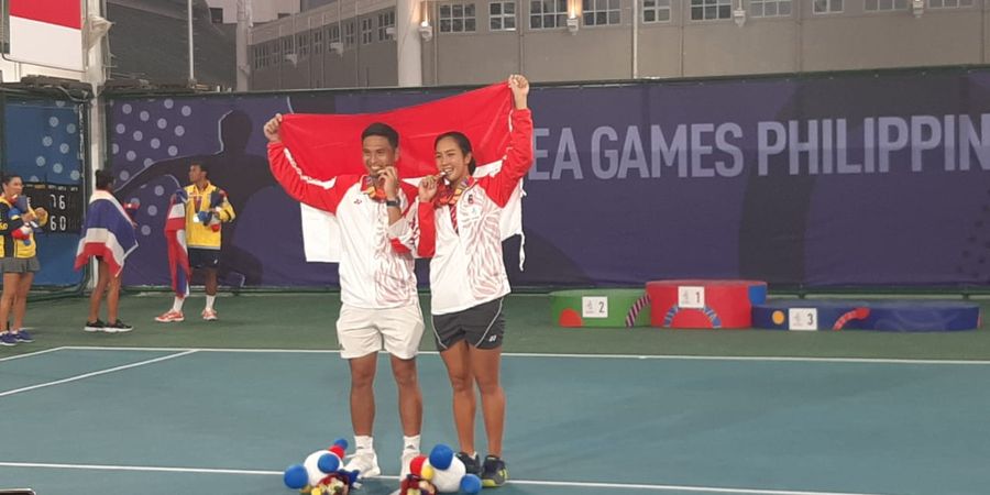 SEA Games 2019 - Christo/Aldila Bawa Tim Tenis Indonesia Jadi Juara Umum