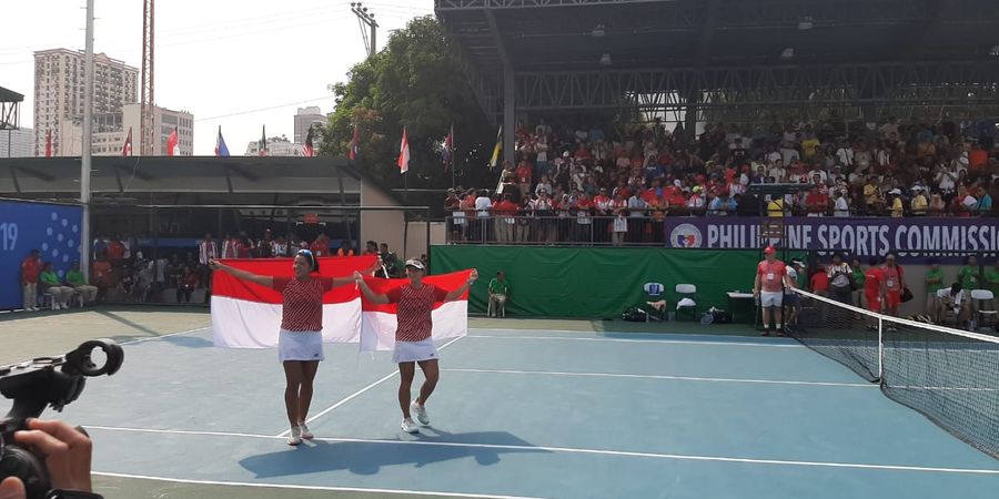 SEA Games 2019 - Jessy/Beatrice Raih Emas Tenis Ganda Putri Pertama Indonesia sejak 2005