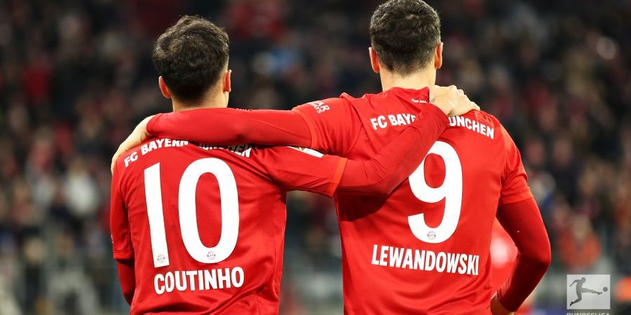 Hasil Lengkap Bundesliga - Coutinho Terlibat 5 Gol, Bayern Muenchen Menang 6-1