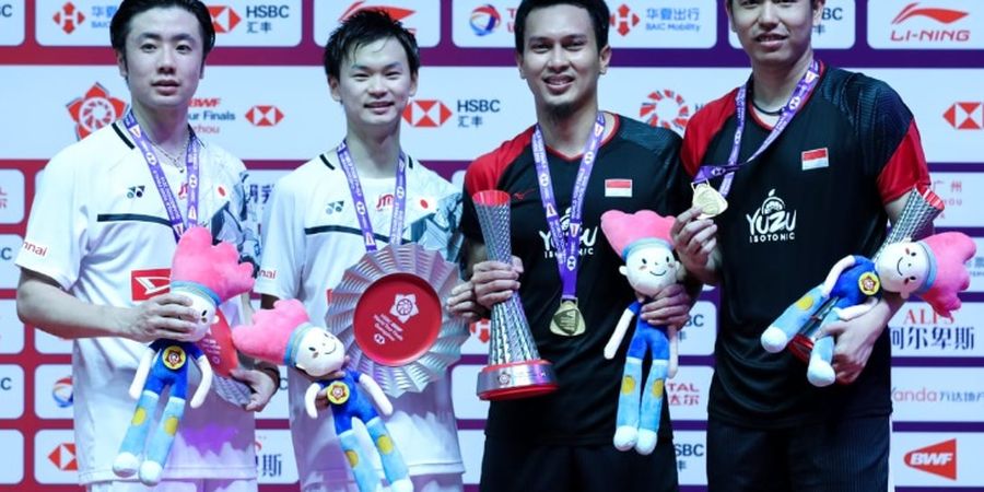 Kemenangan Ahsan/Hendra Juga Disorot Media Jepang Karena Aksinya