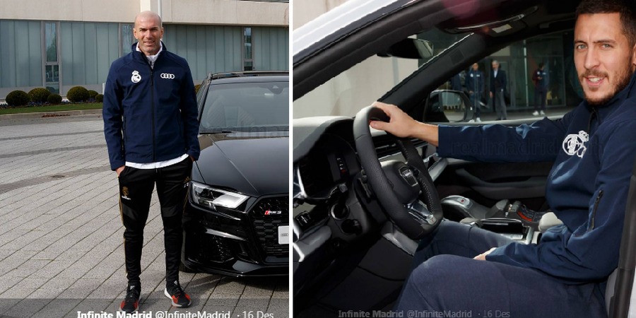 Kado Natal Pemain dan Pelatih Real Madrid, Zidane Pilih Mobil 'Murah'