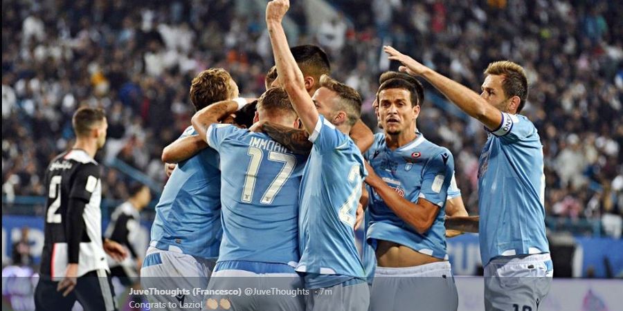Hasil Piala Super Italia, Lazio Juara Usai Kalahkan Juventus 3-1