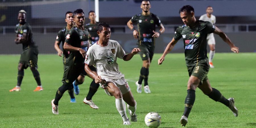 Pecah Telur, Tira Persikabo Unggul Atas Persita pada Babak Pertama