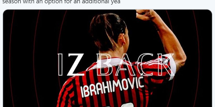 Di AC Milan Zlatan Ibrahimovic Selalu Cetak 4 Gol di Bulan Januari