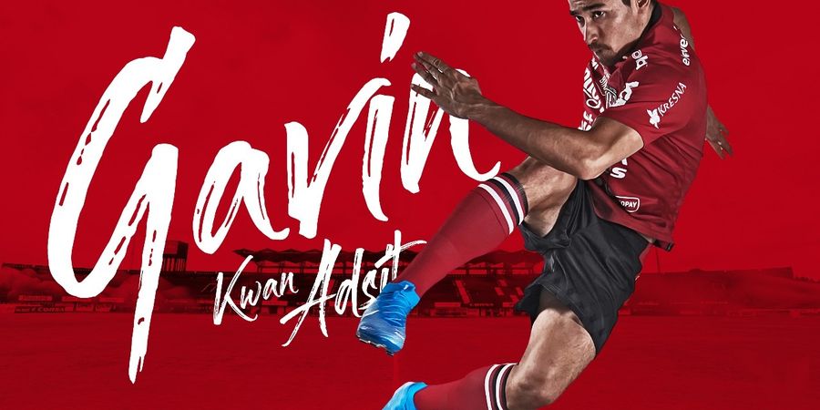 Gavin Kwan Adsit Terkesan dengan Jersey Anyar Bali United Musim Ini