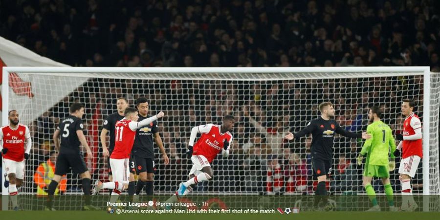 Hasil Liga Inggris - Kemenangan Perdana Arteta, Arsenal Pecundangi Man United