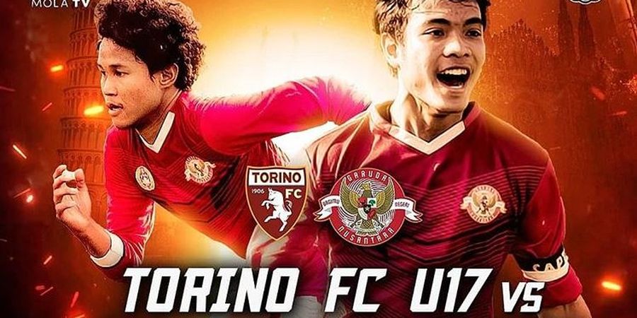 Link Live Streaming Garuda Select  Vs Torino U-17, Laga Perdana di Italia