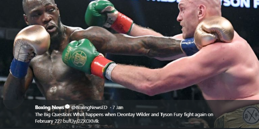 Deontay Wilder Didukung Menang Karena Tyson Fury Lakukan Kesalahan Ini