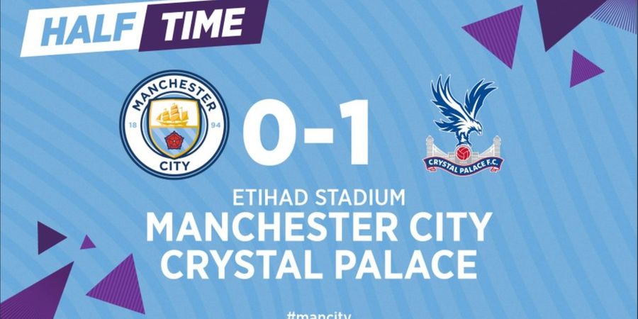 Babak I - Gol Rekrutan Januari Bikin Manchester City Tertinggal dari Crystal Palace