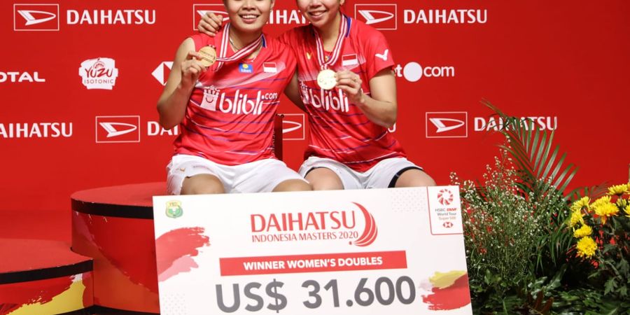 Rekap Final Indonesia Masters 2020 - Tuan Rumah Sabet 3 Gelar Juara