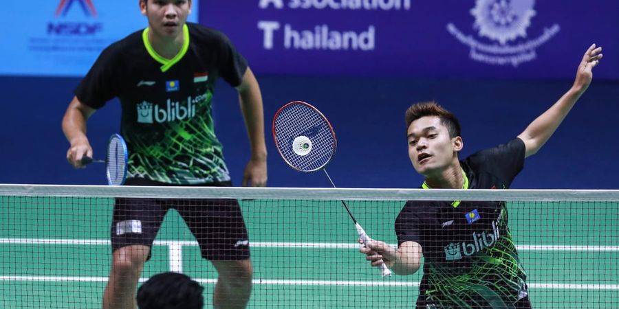 Hasil Thailand Masters 2020 - Menangi Derbi Indonesia, Leo/Daniel Susul Fikri/Bagas ke Babak Kedua