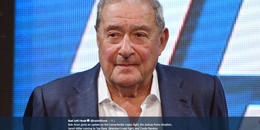 Sibuk Salahkan Orang Lain, Bob Arum Sebut Deontay Wilder Mirip Donald Trump